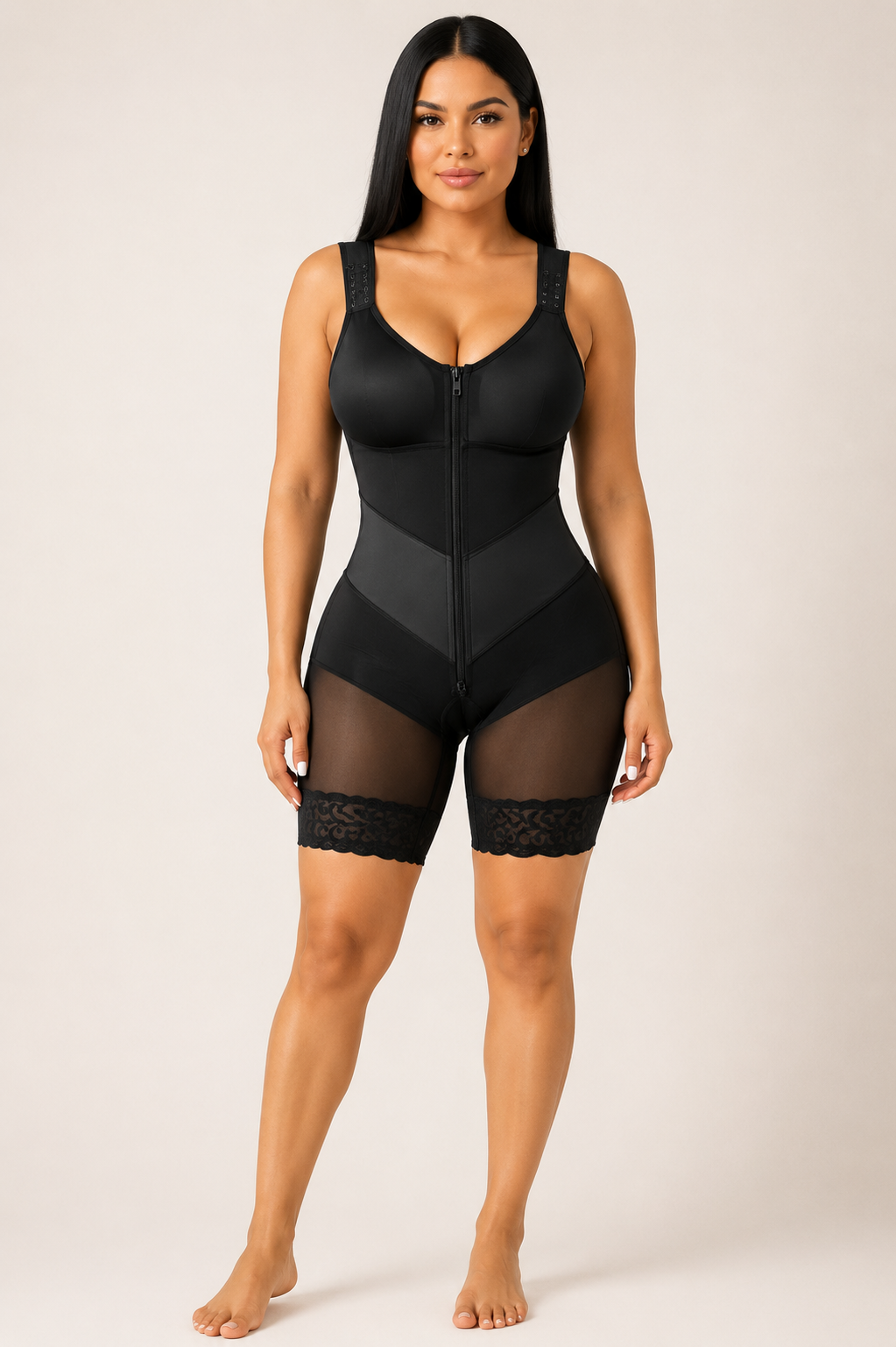 Faja Premium Doble Compresión Abdominal con Brasier Integrado